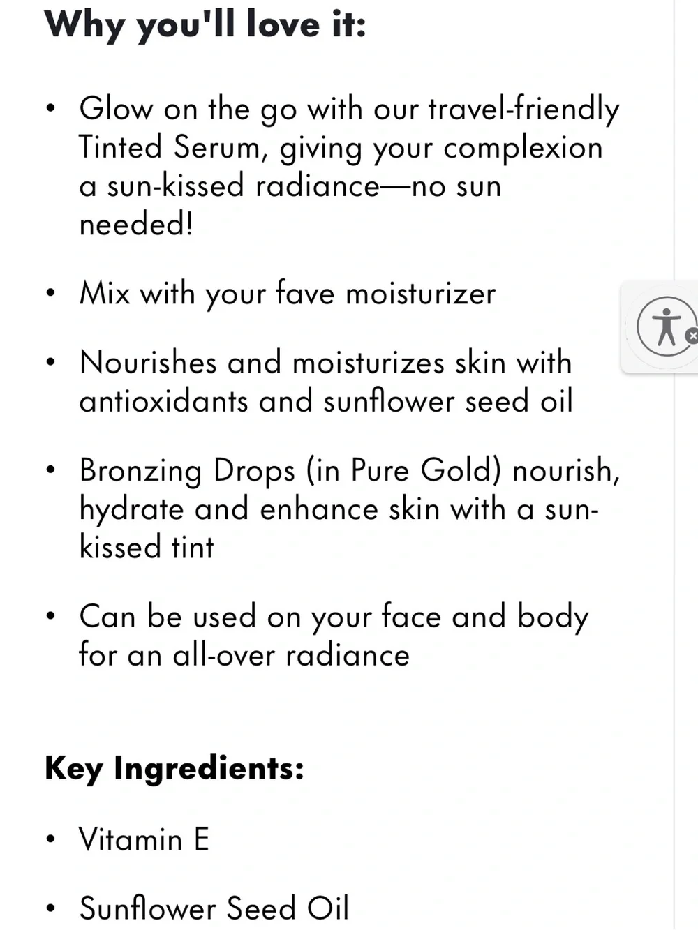 elf bronzing drops